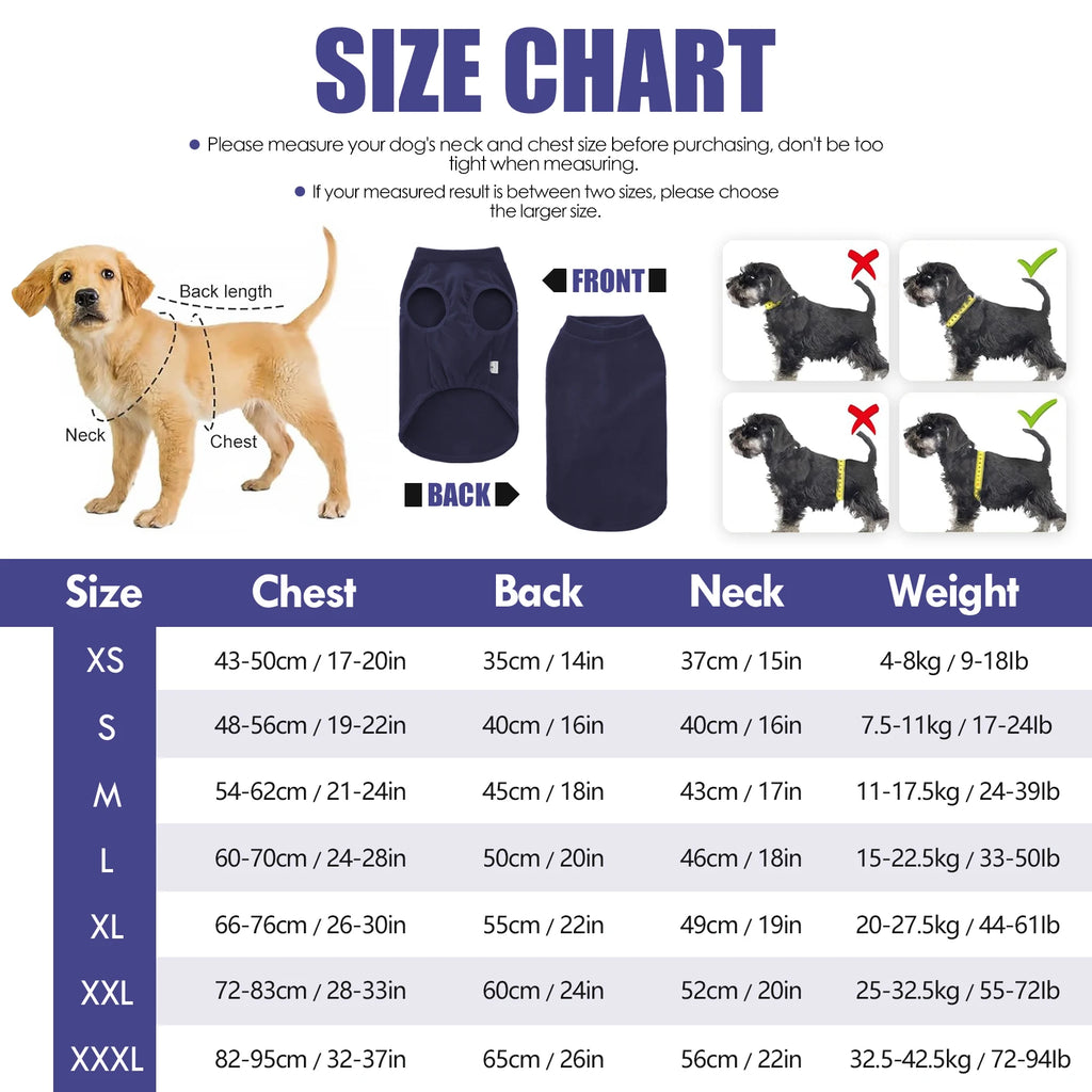 Fleece Pullover Dog Sweater