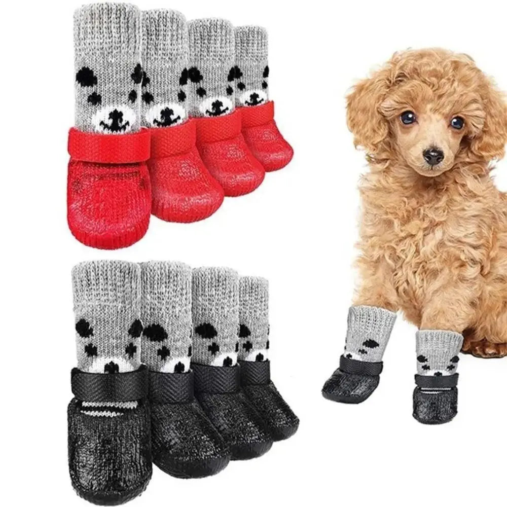 Pet Waterproof Shoes, Socks Rubber Socks Non-slip