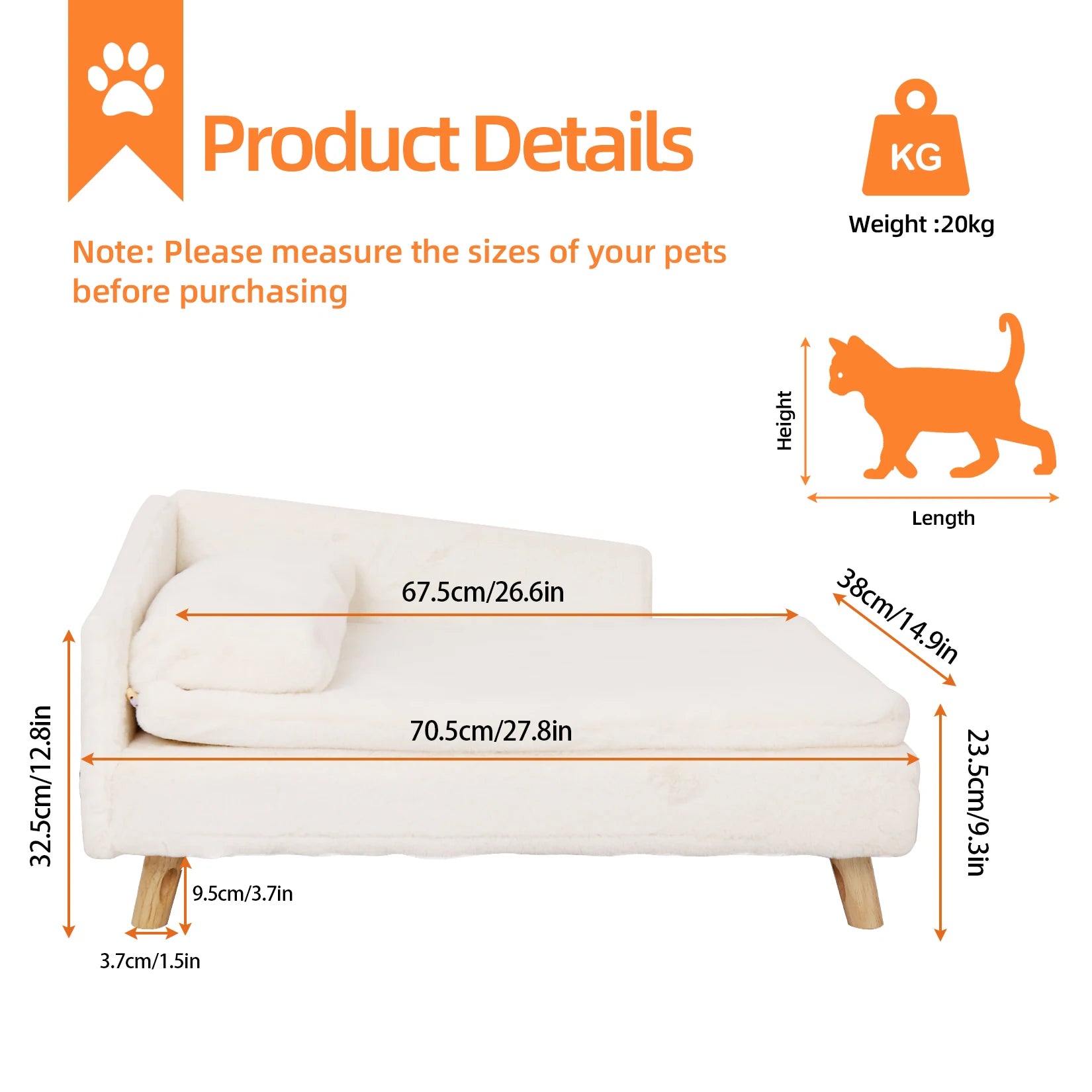 Waterproof Pet Sofa  Bed Couch
