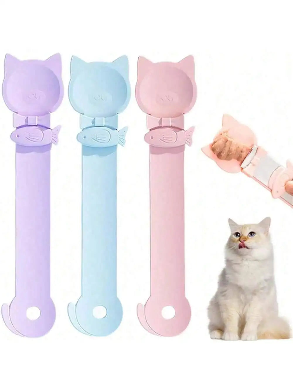 Cat Treat Squeeze Spoon Multifunctional